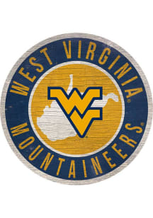 West Virginia Mountaineers 12 in Circle State Sign