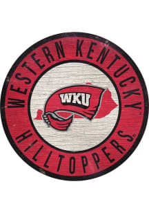 Western Kentucky Hilltoppers 12 in Circle State Sign