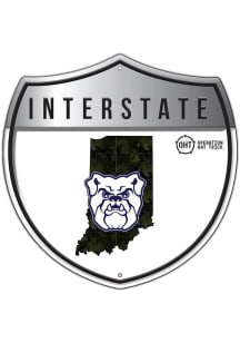 Butler Bulldogs 12in OHT Camo Interstate Sign