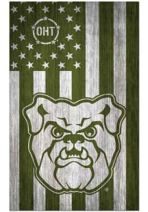 Butler Bulldogs 11x19 OHT Military Flag Sign
