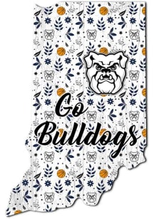 Butler Bulldogs 24 Inch Floral State Wall Art