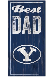 BYU Cougars Best Dad Sign