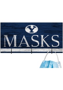 BYU Cougars Team Color Mask Holder Sign