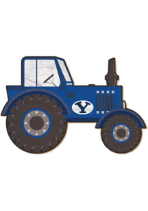 BYU Cougars Tractor Cutout Sign