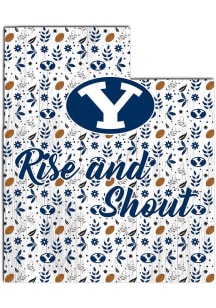 BYU Cougars Floral State Sign