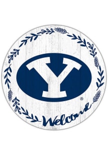 BYU Cougars Welcome Circle Sign