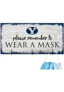 BYU Cougars Please Wear Your Mask Sign