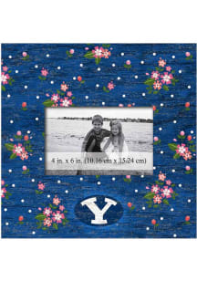 BYU Cougars Floral Picture Frame