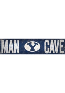 BYU Cougars Man Cave 6x24 Sign