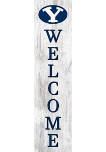 BYU Cougars 24 Inch Welcome Leaner Sign