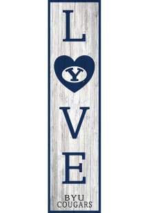 BYU Cougars 24 Inch Love Leaner Sign