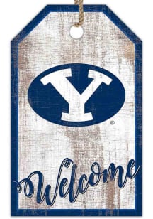 BYU Cougars Welcome Team Tag Sign