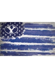 BYU Cougars In This House 16x20 Wall Art
