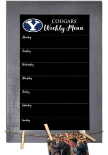 BYU Cougars Weekly Chalkboard Picture Frame