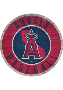Los Angeles Angels 12 in Circle State Sign