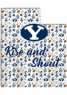 BYU Cougars 24 Inch Floral State Wall Art