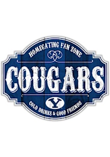 BYU Cougars 24 Inch Homegating Tavern Sign - Navy Blue