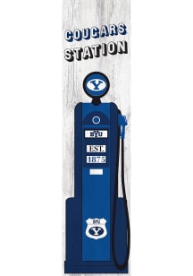 BYU Cougars Retro Pump Leaner Sign