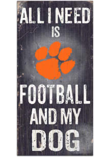 Clemson Tigers Football and My Dog Sign