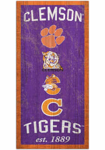 Clemson Tigers Heritage 6x12 Sign