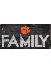 Clemson Tigers Family 6x12 Sign
