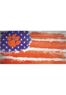 Clemson Tigers Flag 6x12 Sign