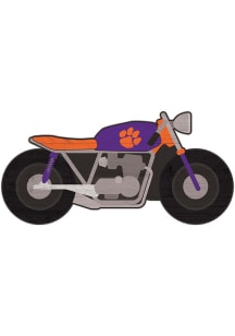 Clemson Tigers Motorcycle Cutout Sign