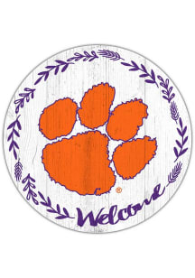 Clemson Tigers Welcome Circle Sign