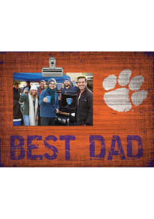 Clemson Tigers Best Dad Clip Picture Frame