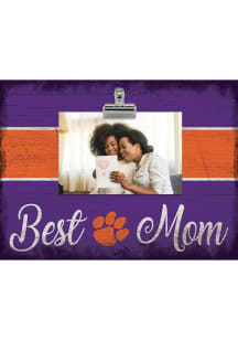 Clemson Tigers Best Mom Clip Picture Frame