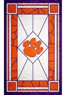Clemson Tigers Stained Glass Sign