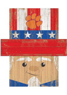 Clemson Tigers Patriotic Head Sign
