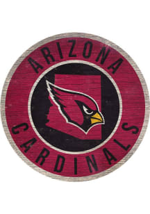 Arizona Cardinals 12 in Circle State Sign