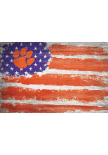 Clemson Tigers Flag 17x26 Sign