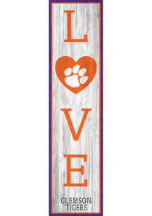 Clemson Tigers 48 Inch Love Leaner Sign