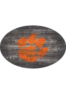 Clemson Tigers 46 Inch Distressed Wood Sign