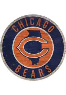 Chicago Bears 12 in Circle State Sign