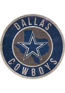 Dallas Cowboys 12 in Circle State Sign