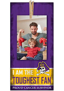 East Carolina Pirates The Toughest Fan Sign - Purple