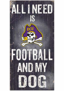 East Carolina Pirates Football and My Dog Sign