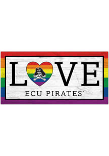 East Carolina Pirates LGBTQ Love Sign
