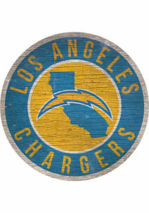 Los Angeles Chargers 12 in Circle State Sign