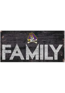 East Carolina Pirates Family 6x12 Sign
