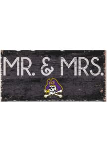 East Carolina Pirates Mr and Mrs Sign