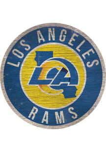 Los Angeles Rams 12 in Circle State Sign