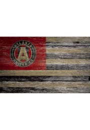 Atlanta United FC Distressed Flag 11x19 Sign