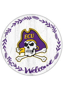 East Carolina Pirates Welcome Circle Sign