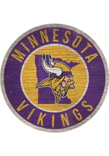 Minnesota Vikings 12 in Circle State Sign