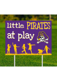 East Carolina Pirates Little Fans at Play Yard Sign