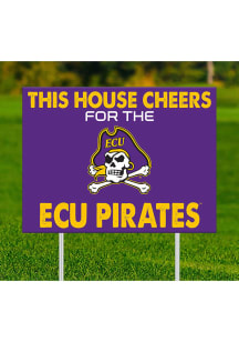 East Carolina Pirates This House Cheers For Yard Sign
